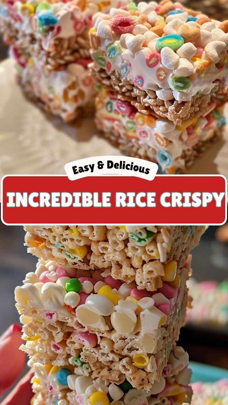 A serving of classic Rice Crispy Treats on a white plate