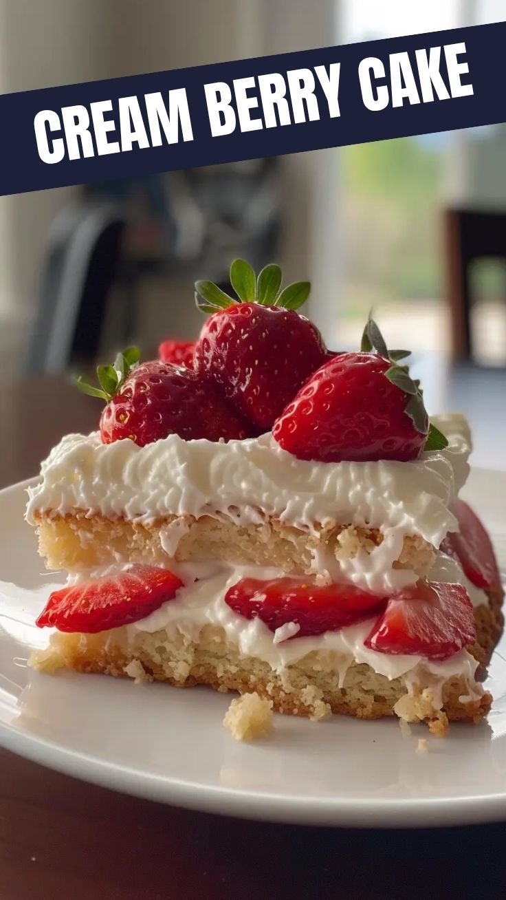 A delectable strawberry shortcake featuring fresh strawberries, whipped cream, and fluffy biscuits.