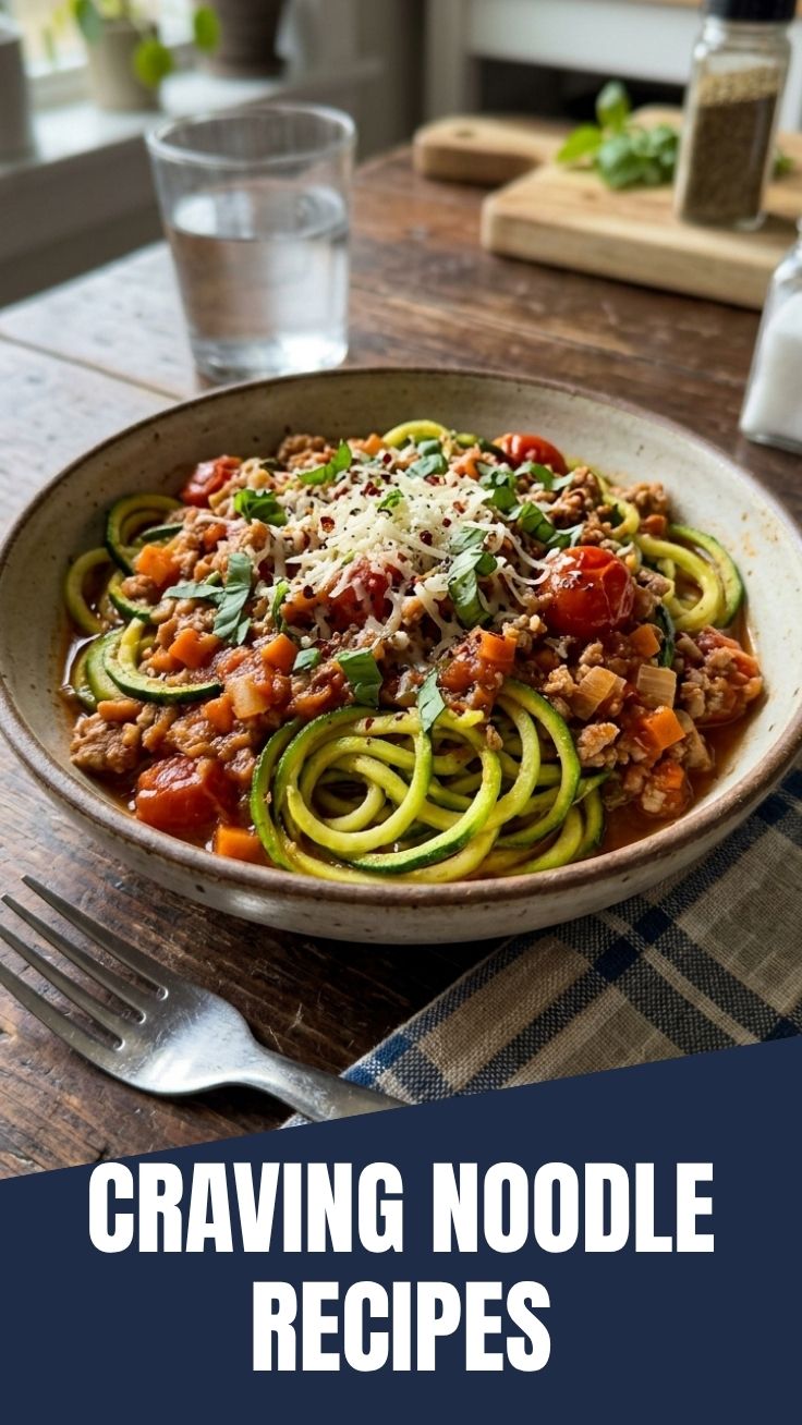 Delicious low calorie zucchini noodle recipes for a healthy meal