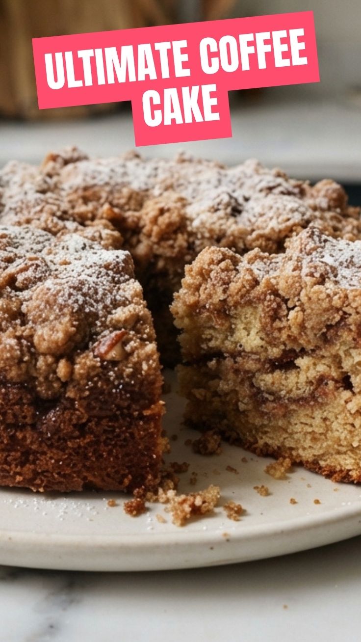 Homemade Coffee Cake with Streusel topping
