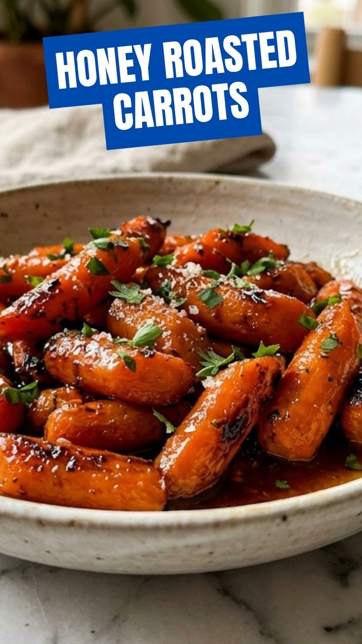 Honey roasted carrots with fresh herbs
