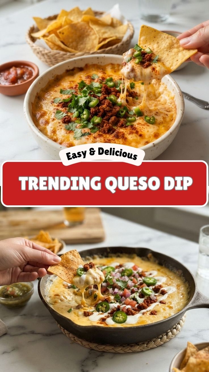A hot bowl of savory queso dip, rich and creamy, ready to be served.